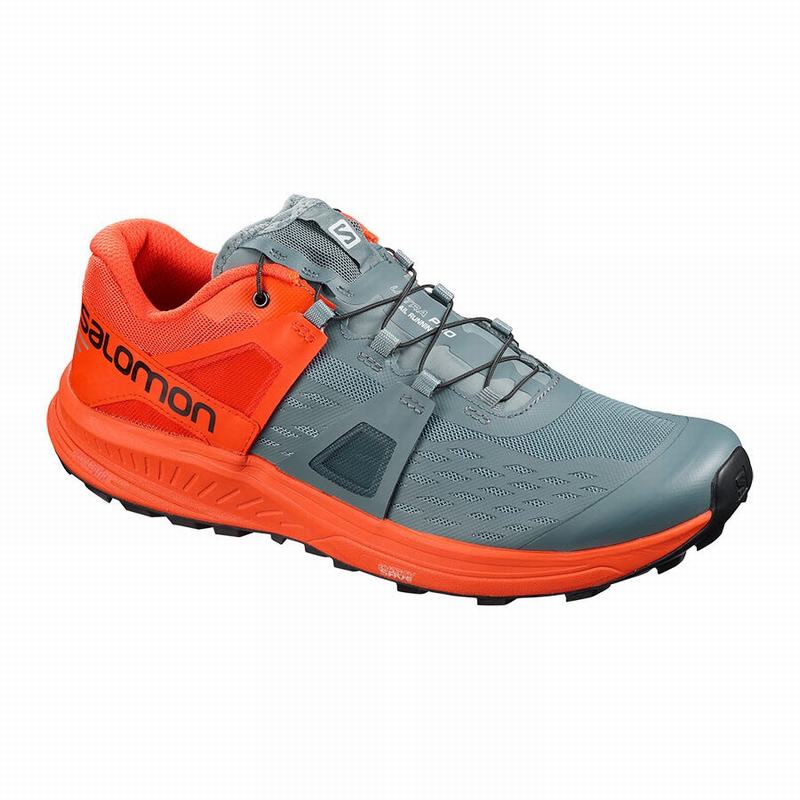 Chaussures De Trail Running Salomon Homme Grise / Orange - Salomon ULTRA /PRO - France (0837-DIGPJ)